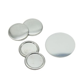 ChiButtons 32mm Round Flat Back Button Parts [Metric System] (100 sets)