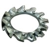 Aerzetix 100x M6 Ф11mm Washers, External Teeth, Zinc-plated Steel C17670