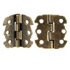 sourcing map Retro Replacement Hinges with Screws 1.14 Inch Antique