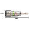 TONE Compact Socket for Electric Drills, 2BN-17C, Bit Insert, Double-Sided