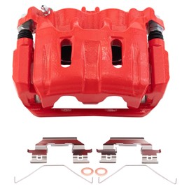 TRQ Performance Front Right Performance Brake Caliper Red Passenger Side Compatible with 2011-2017 Honda Odyssey