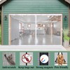 Magnetic Garage Door Screen 10x7ft Mesh Net Curtain, Pets friendly,