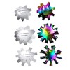 Ipetboom 6pcs Stainless Steel Nail Art Templates for DIY Manicure