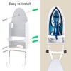 Pensino Ironing Board Hanger Wall Mount Ironing Holder Iron Hanger