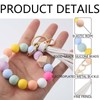 ZelongChen One Piece Convenient Beaded Bracelets Keychain Wallet Portable Women