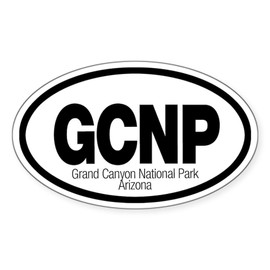 CafePress Grand Canyon National Park Oval Sticker Oval Car Bumper Sticker