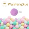 50 Pcs Cat Toy Balls, Cat Pom Pom Balls, Multicolored