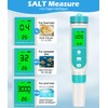 7 in 1 TDS Meter, Digital Versatile Water Tester-TDS/EC/PH/Salt/S.G/OPR/Temperature, Professional