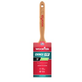 Wooster Paintbrush 4412-3 Chinex FTP Flat Sash Paintbrush, 3 Inch