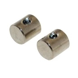 2x Bowden Cable Screw Nipple Clamp Nipple 5.5 x 6 mm Compatible with Puch Hercules Kreidler Zündapp Moped Mokick