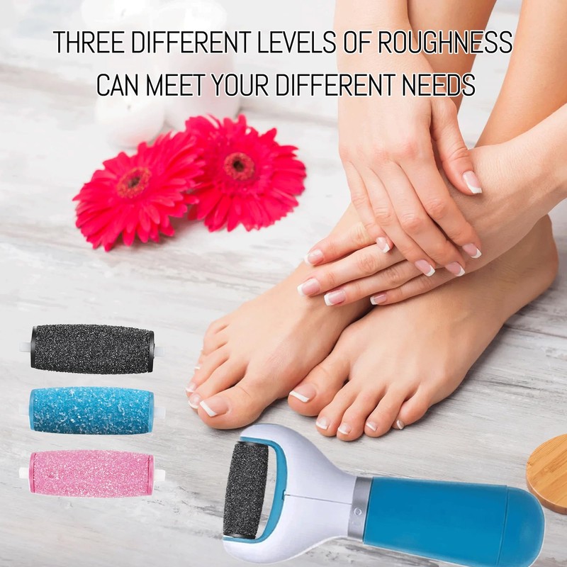 Pack of 9 Mineral Replacement Rollers for Scholl Callus Remover,