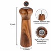 Wooden Pepper Grinder,Refillable Pepper Mill,Adjustable Pepper Shaker,Spices Mill,Ceramic Pepper Grinder