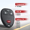Key Fob Keyless Entry Remote Control Compatible with Chevy Silverado