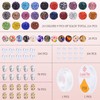 AIPRIDY Jewelry Making Beads Set, 590 PCS 10mm Round Mixed