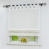 Joyswahl Mila Roman Blind Semi-Transparent Plain Colour with Loops Window