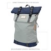 Doughnut Unisex Jungle Series Backpack, Light Grey X Navy