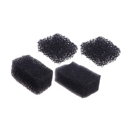 OHPHCALL 4 Pack Makeup Sponges Bruising Stippling Sponge Black Dense Material Soft Comfortable Portable Occasion