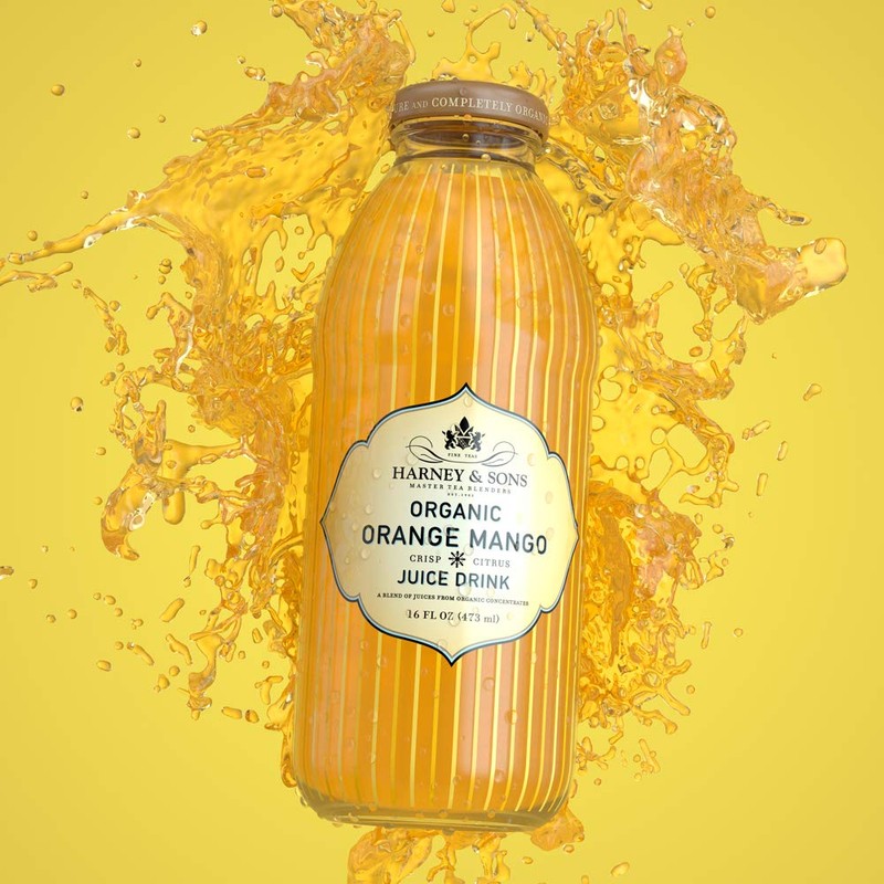 Harney & Sons Organic Orange Mango Juice Drink, 16 Ounce