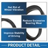 A ABSOPRO Wheel Hub Centric Ring Durable OD 64.1mm to