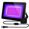 YC Ultraviolet Black Light Floodlight, Waterproof IP65 395-405nm UV Light