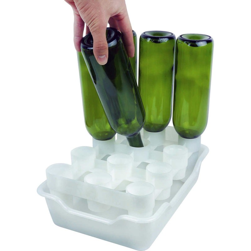 FASTFERMENT - 12-Bottle Drying Rack & Tray| Bottle Drying Tree