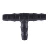 VOANZO 100pcs 6.35mm Barbed Hook Connectors Drip Irrigation Tea Pipe