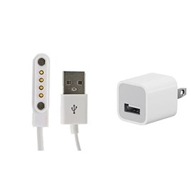 Assistive Technology Services Magnetic Charging Cord and Wall Plug for SkyAngel Devices