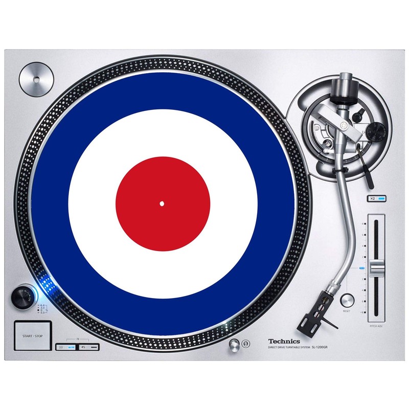 Mod Target DJ Slipmat Record Player Turntable Decks 12 Inch