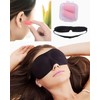 KGDUYC Sleep Mask - 3 Pieces 3D Sleeping Mask Night