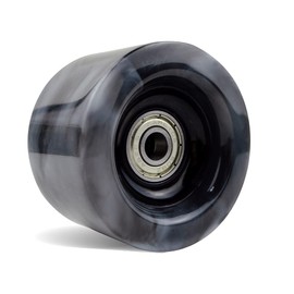 CAPETOS Black and White Swirl Roller Skate Wheels - Roller Rink Derby Quad Skates for Men, Women, and Kids - Indoor/Outdoor Skating