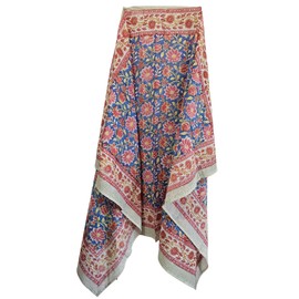 Indian Hand Made 100% Pure Cotton Block Printed Sarong, Rajasthani Printed Sarong Women Bikini Cover Swimsuit Scarves Long Pareo Size 44x72 Inch ss093