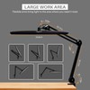 bemelux Task Lamp with Clamp, Bright 117PCS LEDs, Metal Swing
