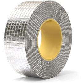 Leakage Repair Waterproof Tape for Pipe Leakage Roof Water Leakage Solution Aluminium Foil Tape Waterproof Adhesive Tape Sealing Butyl Rubber Tape for Leakage