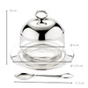 EDZARD Jago Jam Jar (Diameter 10 cm) Elegant Silver-Plated with