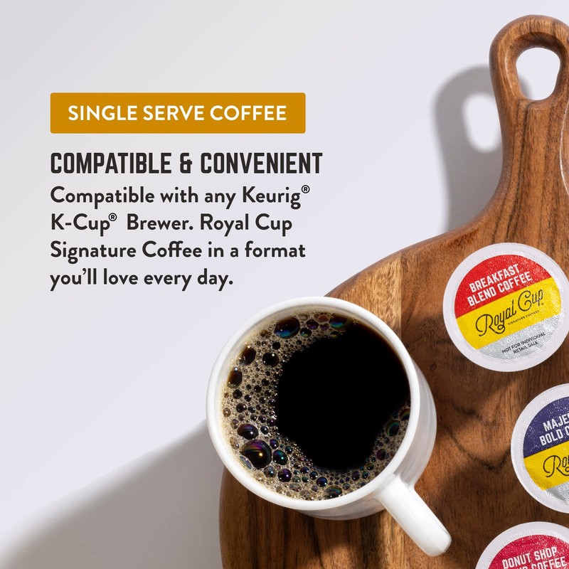 ROYAL CUP SIGNATURE COFFEE - Breakfast Blend Light Roast Single-Serve
