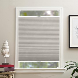 Flamax Custom Size Tension Holding Top Down Bottom Up Cellular Shades, Privacy Light Filtering Top Down Bottom Up Cellular Shades, Energy-Saving Honeycomb Blinds, Noise Reduction Honeycomb Blinds
