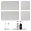GAESHOW Pack of 4 Water-Absorbent Diatomite Drink Coasters, Quick Drying