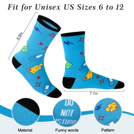 Do Not Disturb I'm Gaming Socks,Birthday Gifts For Boys, Mens Christmas Socks Gifts For Him,Gamer Funny Socks Gift For Men