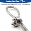 Forbabe Wire Rope Clamp 4 mm Pack of 20 M4