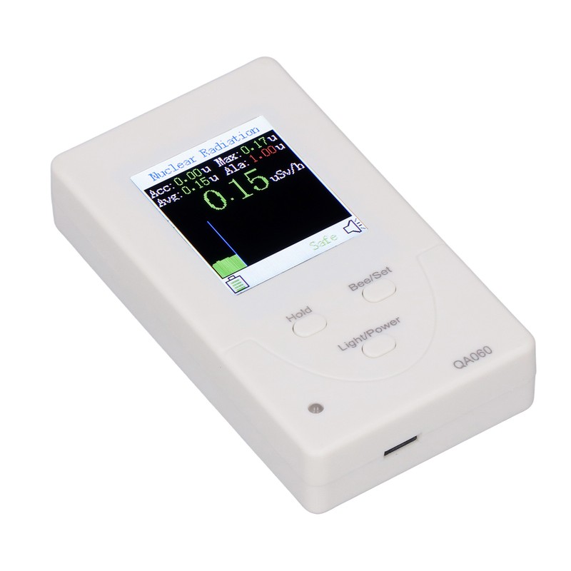 Handheld Nuclear Radiation Detector USB Charging Portable Radiation Dose Counter