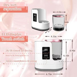 Electric Makeup Brush Cleaning Machine, One Click Operation Is Simple Compatible With Most Brush Types