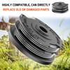MAOZHOU Lawn Trimmer Thread Spool, 4 Pieces Diameter 1.6 mm