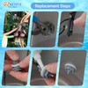 6600-166 Hot Tub Temperature Sensor with Curled Finger Connectors &