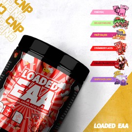 CNP Professional CNP Professional Loaded EAAs, Essential Amino Acids, BCAAs, Muscle Repair & Recovery Powder, 300g / 100g and 30/10 Servings, 12 Delicious Flavours (Fruit Salad, 300g)