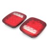 HEHEMM 16 LED Car Rear Light Waterproof Truck Trailer Boat