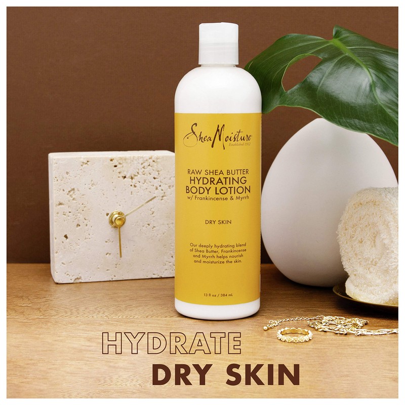 Sheamoisture Hydrating Body Lotion for Dry Skin Raw Shea Butter
