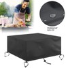 Square BBQ Cover Barbecue Covers Waterproof Heavy Duty BBQ Grill