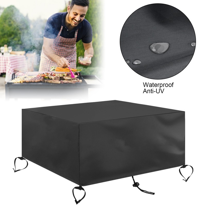 Square BBQ Cover Barbecue Covers Waterproof Heavy Duty BBQ Grill