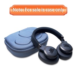 LTGEM EVA Hard Case for JBL Live 770NC/660NC/650BT/460NC/670NC/400BT/500BT and JBL Tune 770NC/710BT/720BT/760NC/700BT/750BT/510BT/660NC/520BT/500/Tour One/E45BT Bluetooth Wireless Headphone(Blue)