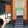 CNCEST Automatic Chicken Coop Door Solar Powered,Smart Anti-Pinch Aluminum Automatic